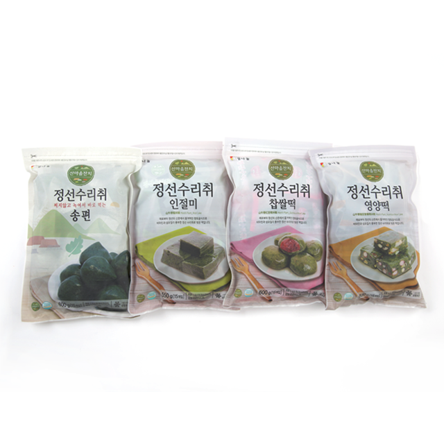 정선수리취떡영농조합법인 인절미/찹쌀떡/송편/영양떡 선택